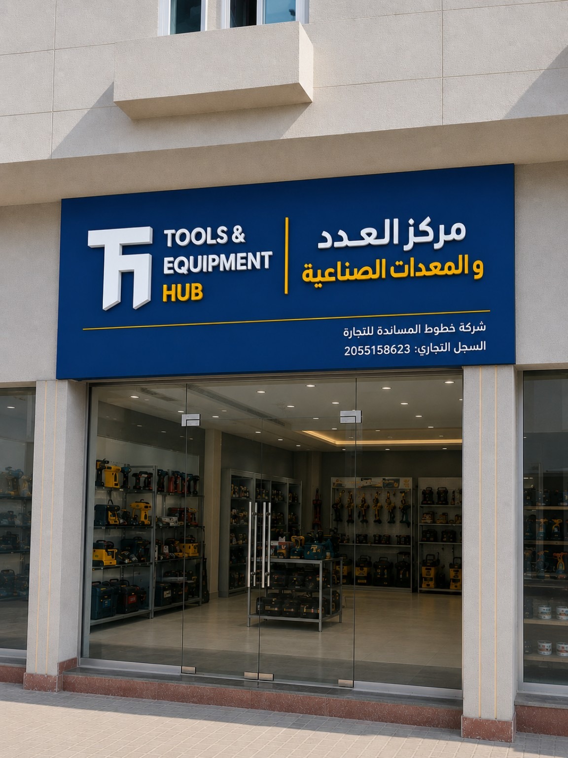 Exterior view of the Support Lines Tools & Equipment Hub