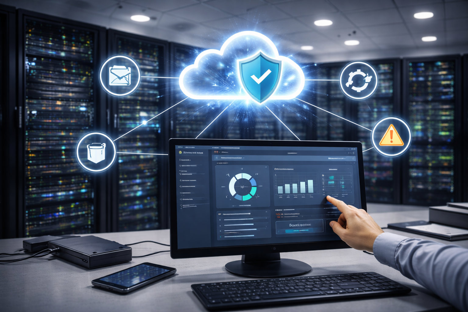 أنظمة نسخ احتياطي سحابي والتعافي من الكوارث لحماية البيانات