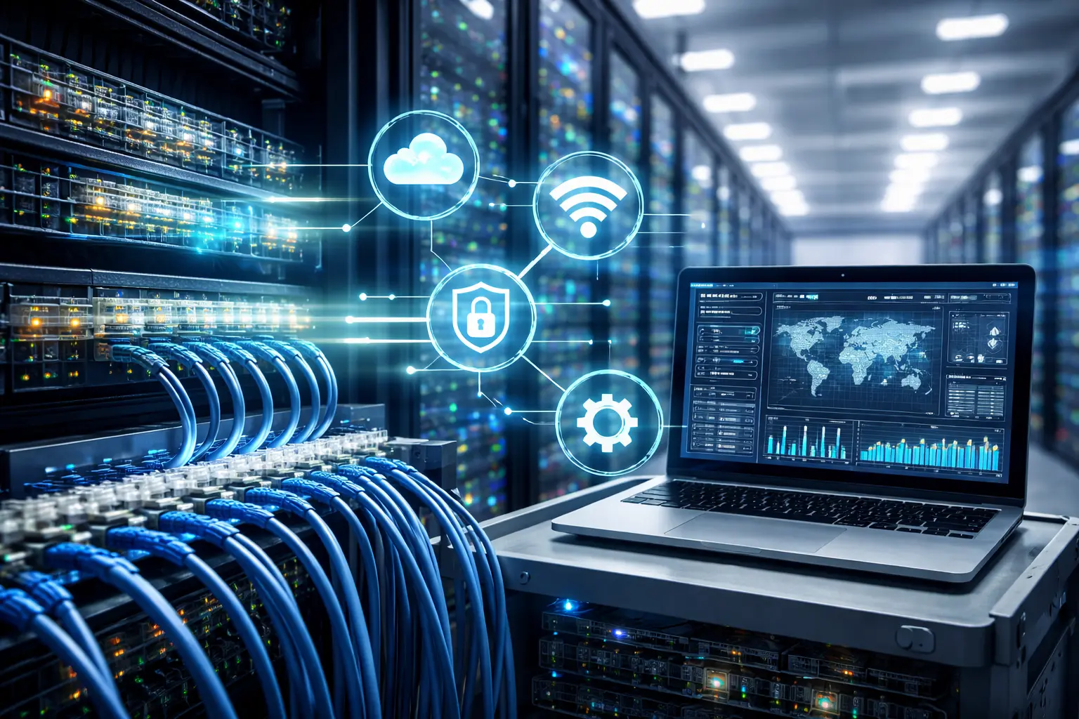 البنية التحتية لتقنية المعلومات والشبكات