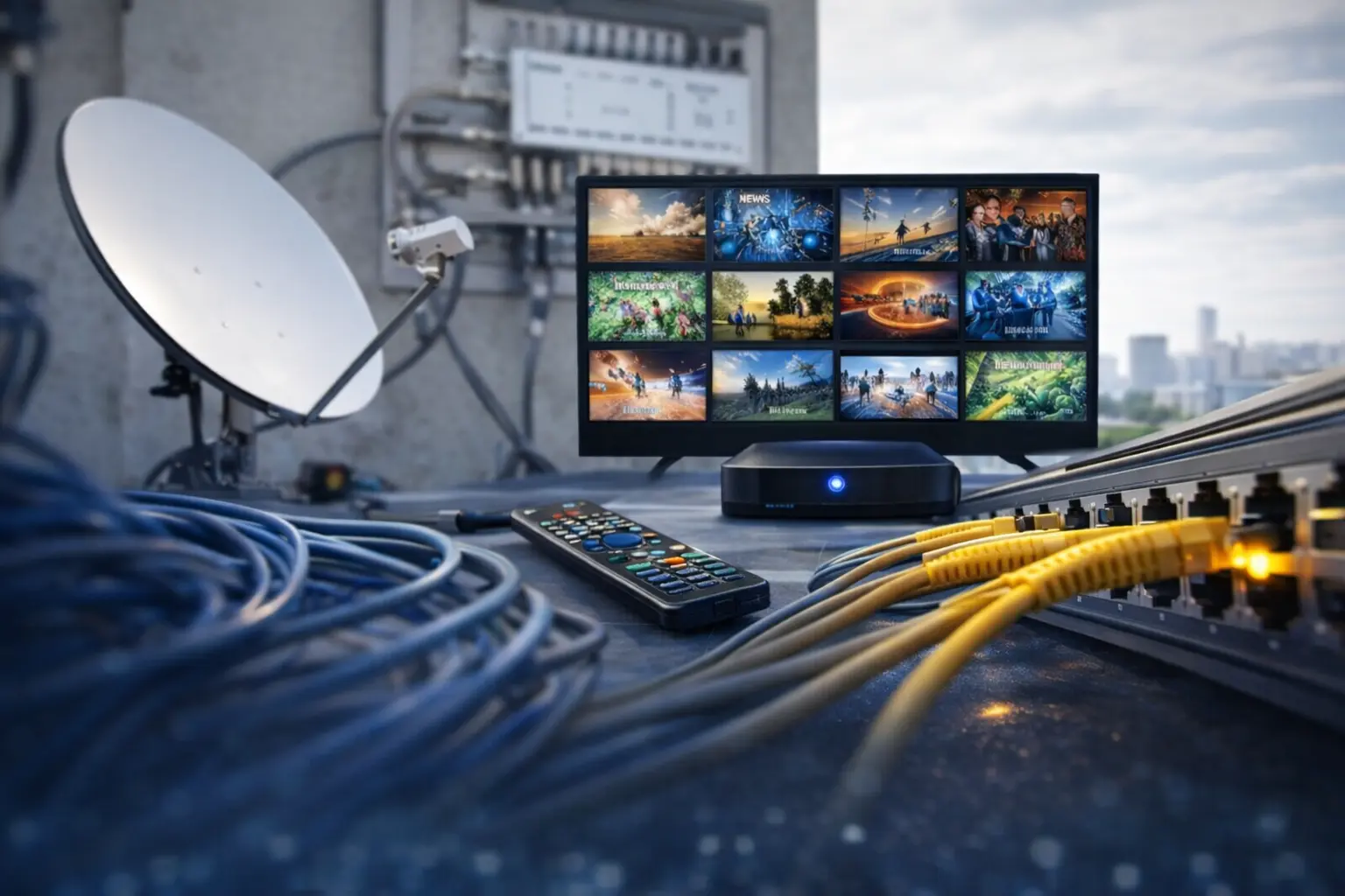 أنظمة IPTV وSMATV لتوزيع المحتوى التلفزيوني الرقمي